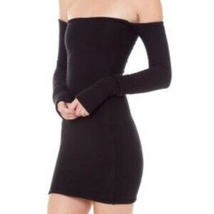 Are You Am I Kiele Sweater Dress Black M